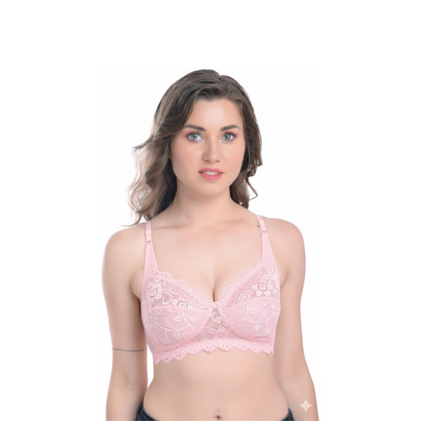 Premium Fancy Full Coverage T-Shirt Bra Non-Padded Non-Wired Women - Teenplus