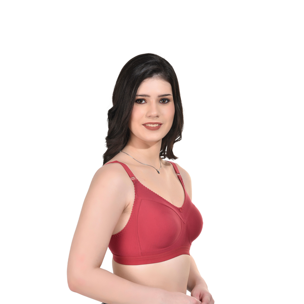 Premium Seamless Moulded Bra Skin Beige Full Coverage Everyday Wear - Teenplus