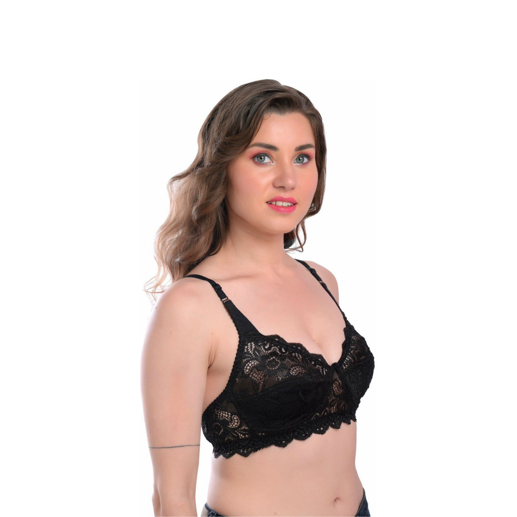 Premium Fancy Full Coverage T-Shirt Bra – Carrot, Non-Padded, Non-Wired (28B–36B)