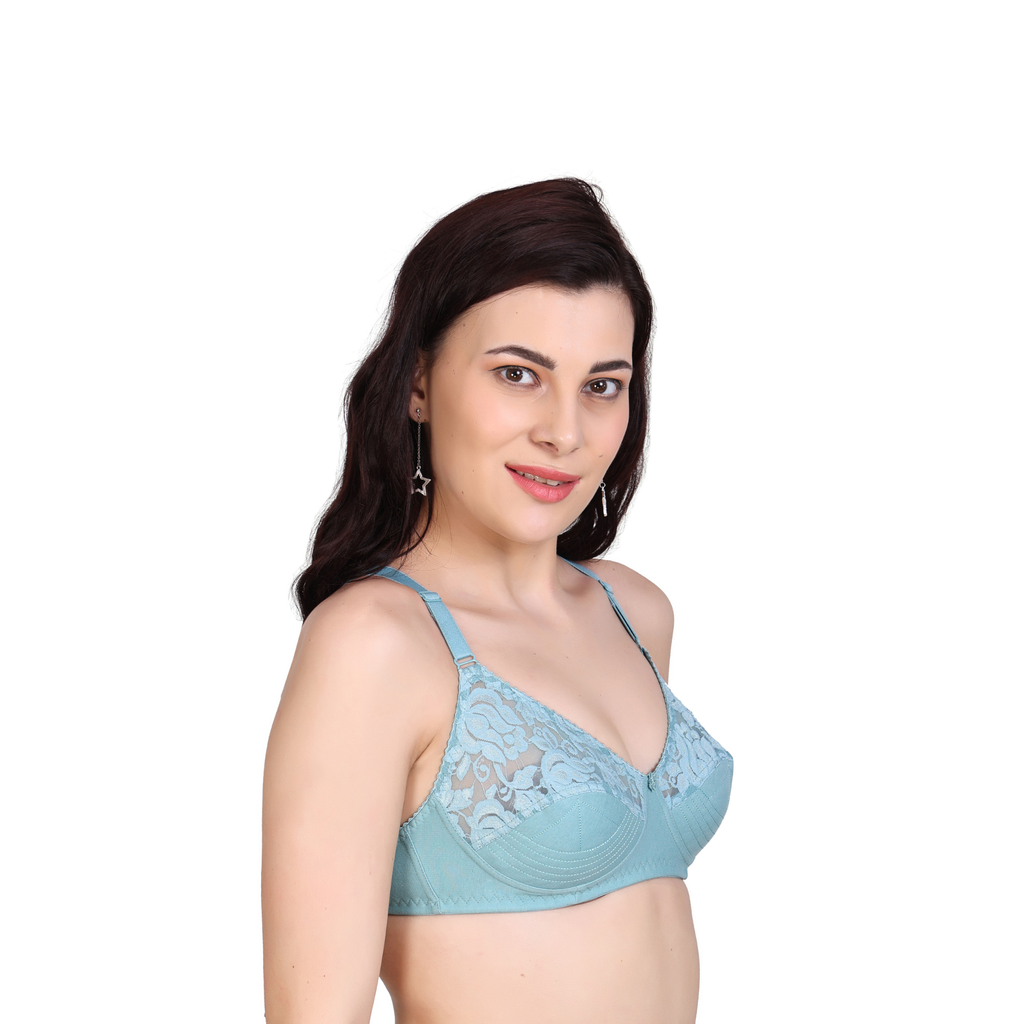Premium Seamed Full Coverage Bra for Women & Girls- Pack of 1