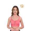 Ultra Soft Seamless Bra All-Day Comfort Carrot Non-Wired Full Coverage - Teenplus