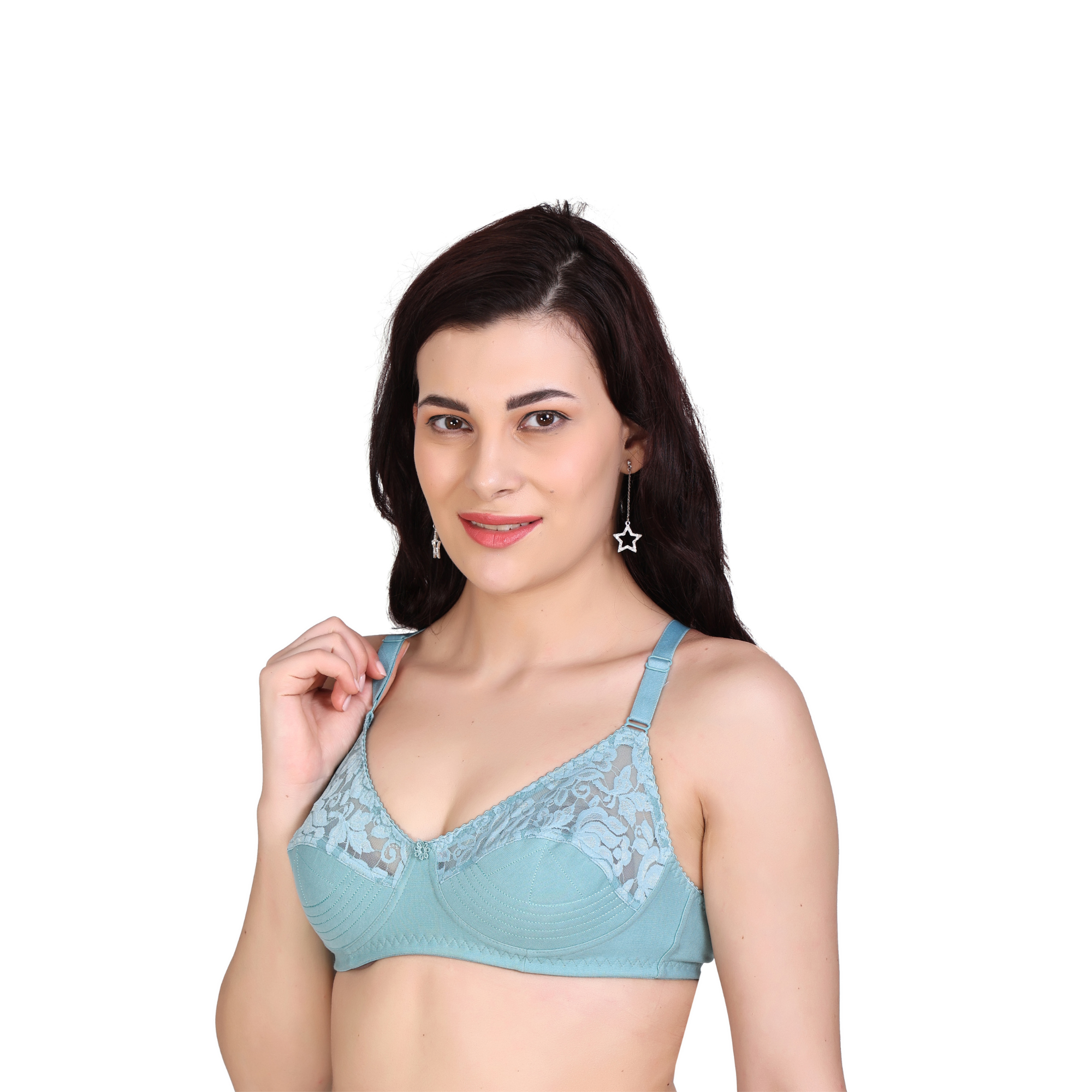 Premium Seamed Full Coverage Bra for Women & Girls- Pack of 1