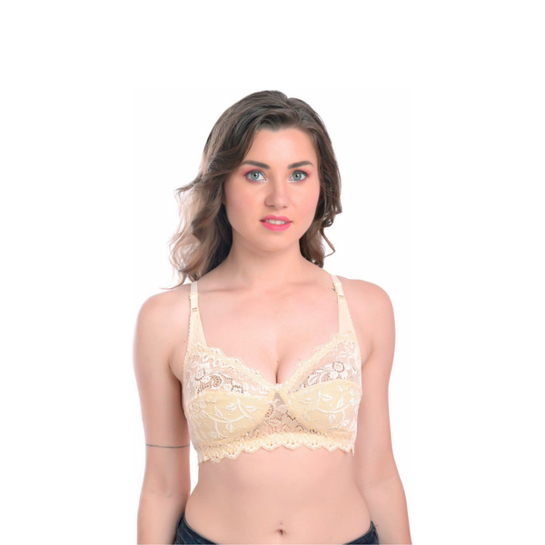 Premium Fancy Full Coverage T-Shirt Bra Non-Padded Non-Wired Women India - Teenplus