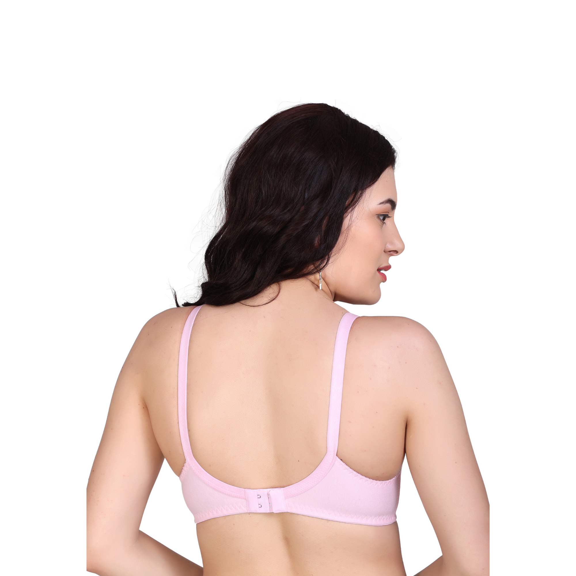 Premium Seamed Full Coverage Bra Lavender Non-Wired Everyday Support - Teenplus