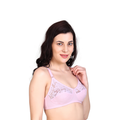 Premium Seamed Full Coverage Bra Lavender Non-Wired Everyday Support - Teenplus