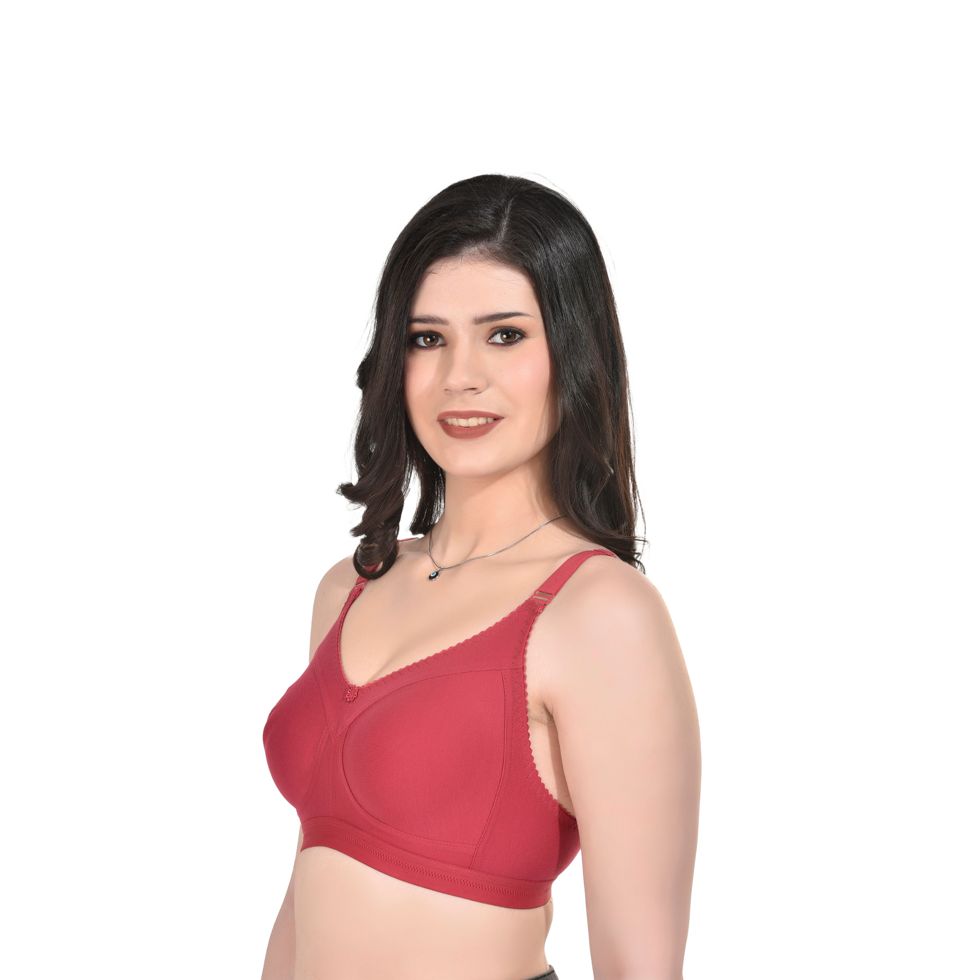 Premium Seamless Moulded Bra – Skin/Beige, Full Coverage, Everyday Wear