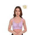 Ultra Soft Seamless Bra All-Day Comfort Lavender Non-Wired Full Coverage - Teenplus
