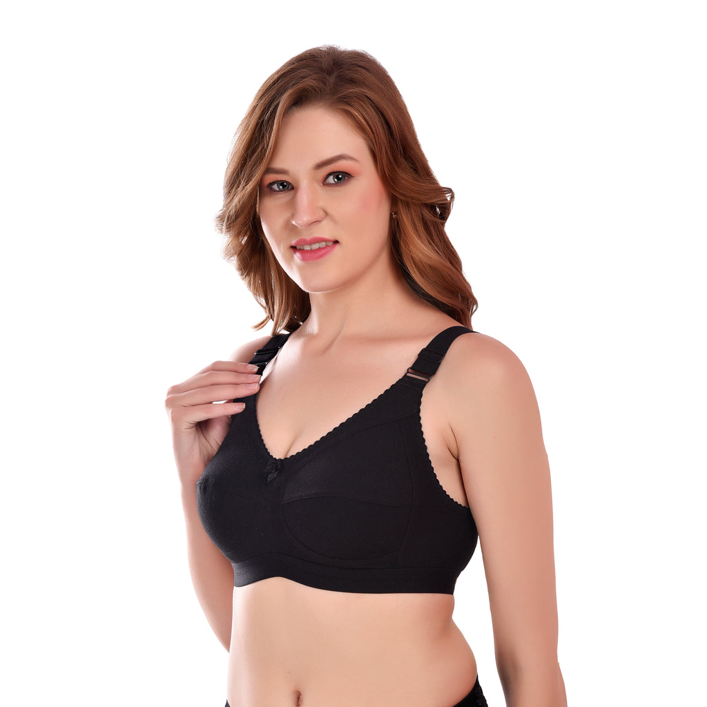 Comfortable Full Coverage Bra for Heavy Bust- Pack of 3