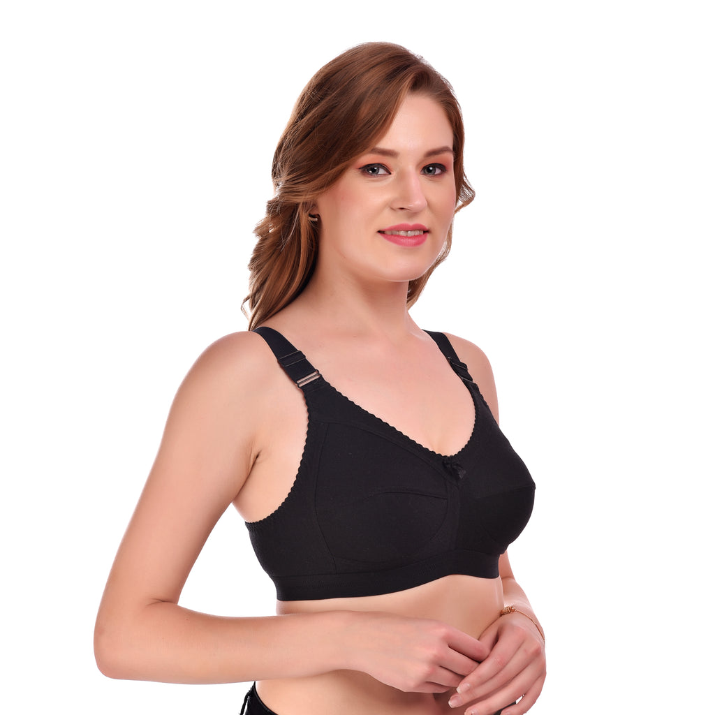 Comfortable Full Coverage Bra for Heavy Bust- Pack of 3